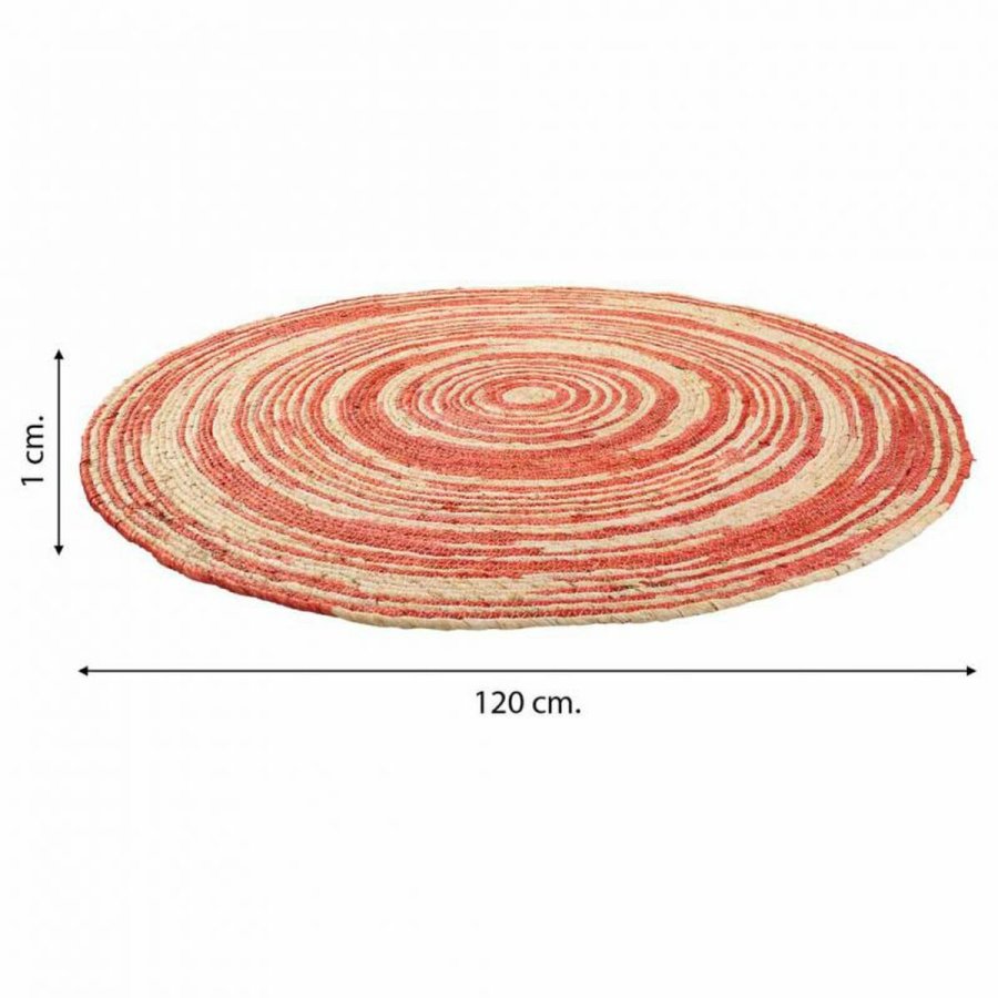 Tppe Alexandra House Living Brun Naturlig fiber 120 x 120 cm Cirkulr #25