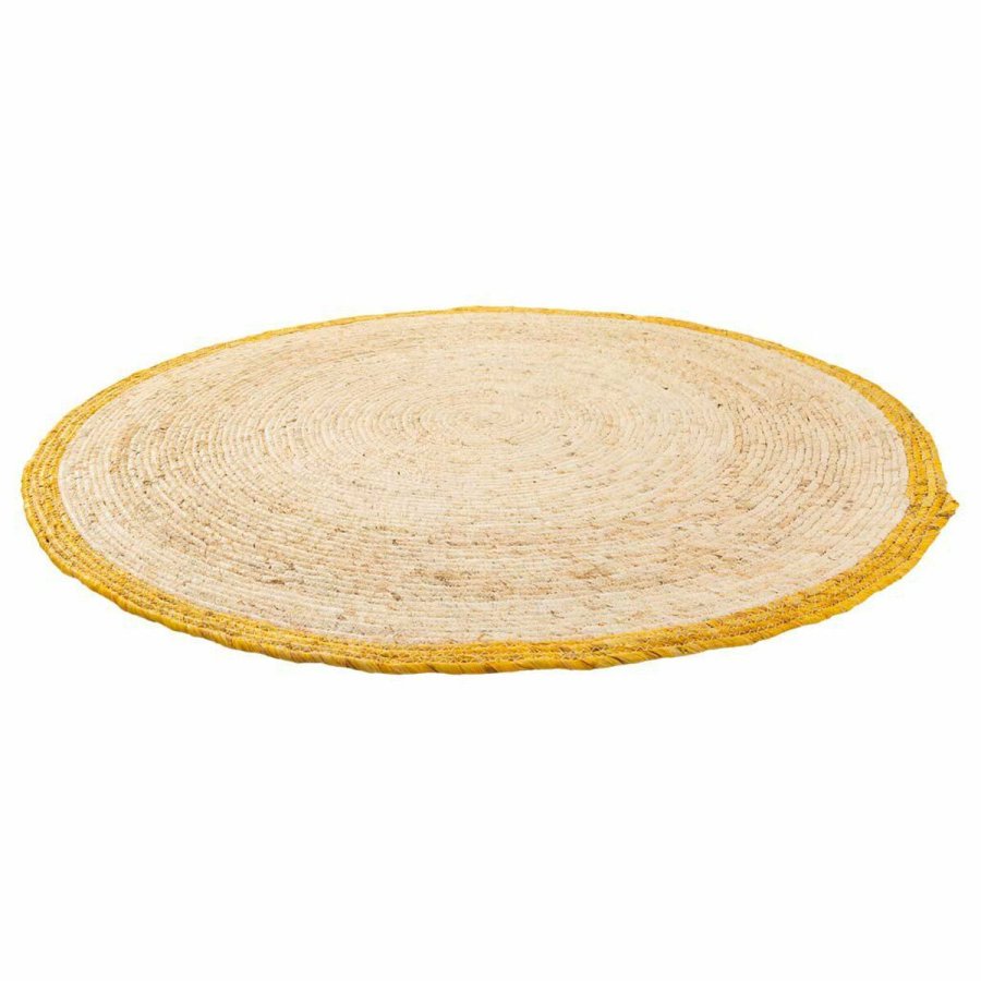 Tppe Alexandra House Living Brun Naturlig fiber 120 x 120 cm Cirkulr #7