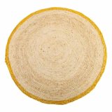 Tppe Alexandra House Living Brun Naturlig fiber 120 x 120 cm Cirkulr #1