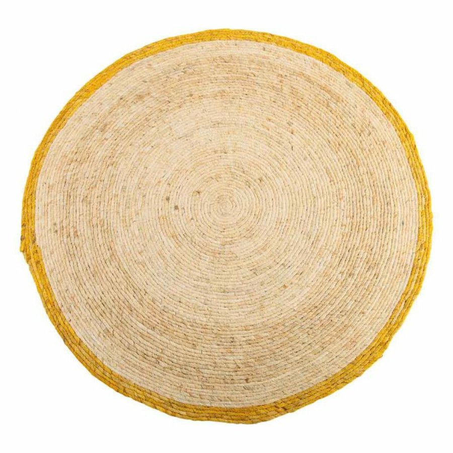 Tppe Alexandra House Living Brun Naturlig fiber 120 x 120 cm Cirkulr #1