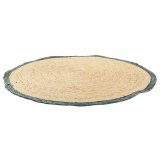 Tppe Alexandra House Living Brun Naturlig fiber 120 x 120 cm Cirkulr #7