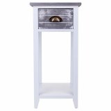 Natbord Alexandra House Living Hvid 30 x 63 x 30 cm #13