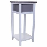 Natbord Alexandra House Living Hvid 30 x 63 x 30 cm #25