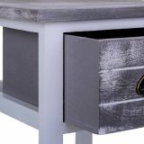 Natbord Alexandra House Living Hvid 30 x 63 x 30 cm #31