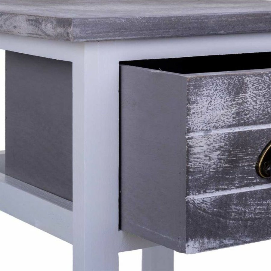 Natbord Alexandra House Living Hvid 30 x 63 x 30 cm #31