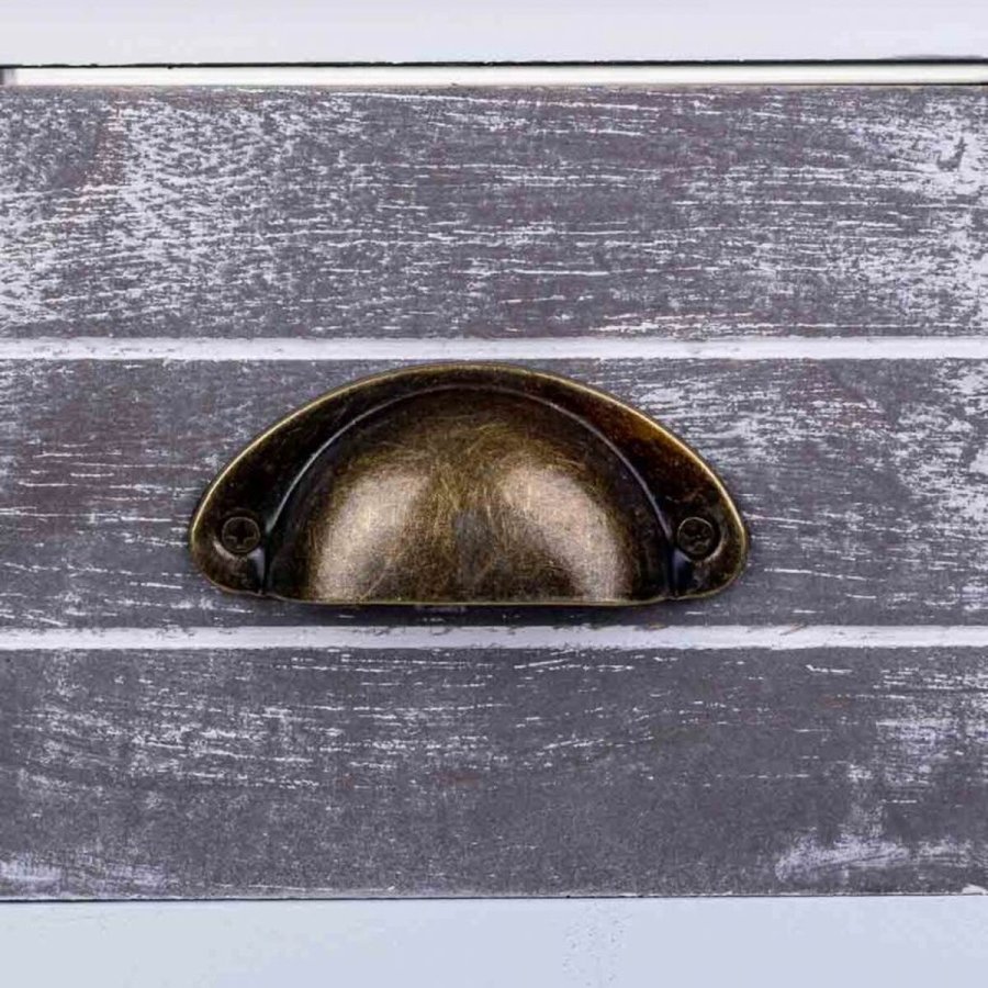 Natbord Alexandra House Living Hvid 30 x 63 x 30 cm #37