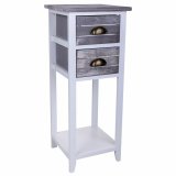 Natbord Alexandra House Living Hvid 30 x 73 x 30 cm #1