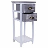 Natbord Alexandra House Living Hvid 30 x 73 x 30 cm #7