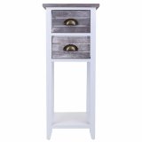 Natbord Alexandra House Living Hvid 30 x 73 x 30 cm #13