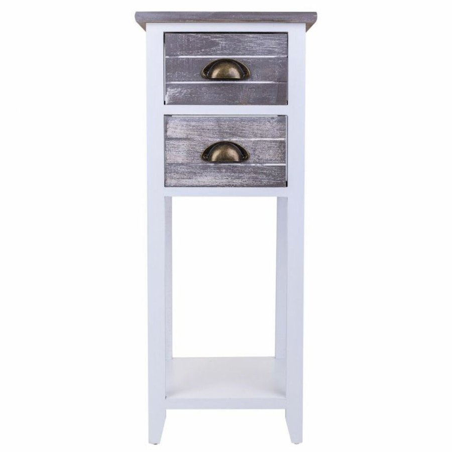 Natbord Alexandra House Living Hvid 30 x 73 x 30 cm #13