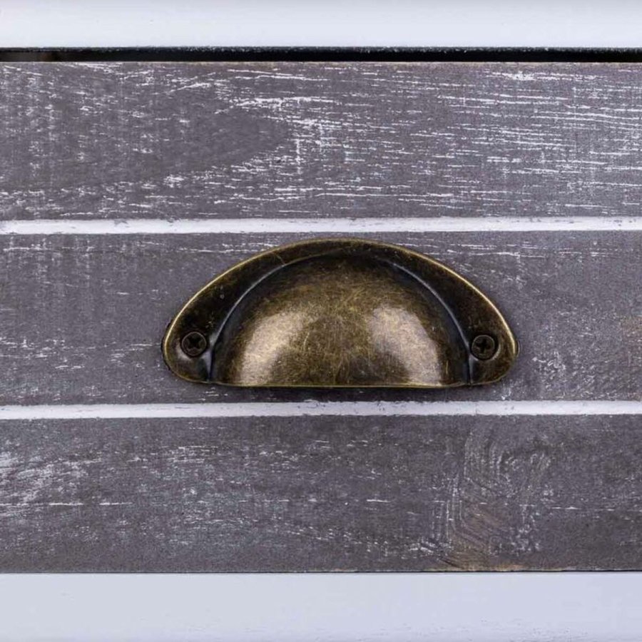 Natbord Alexandra House Living Hvid 30 x 73 x 30 cm #37