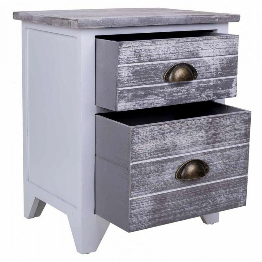 Natbord Alexandra House Living Hvid 28 x 45 x 38 cm #7