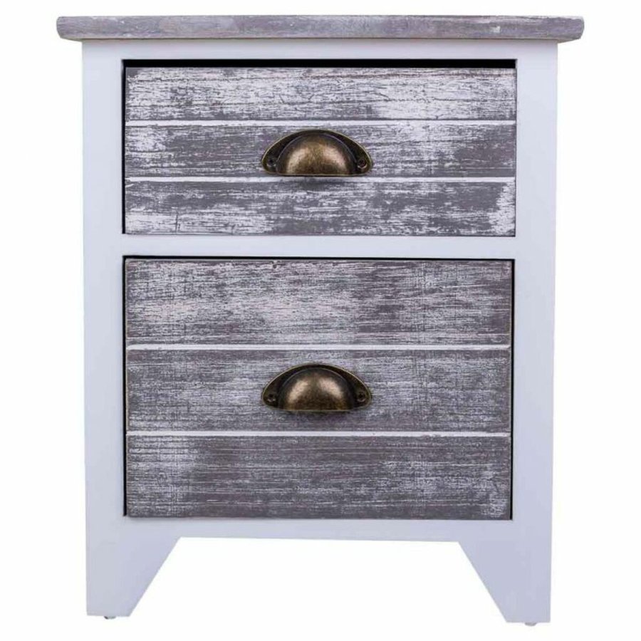 Natbord Alexandra House Living Hvid 28 x 45 x 38 cm #13