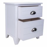 Natbord Alexandra House Living Hvid 28 x 45 x 38 cm #7