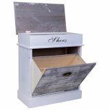 Skostativ Alexandra House Living Hvid 28 x 58 x 50 cm 1 skuffe #7