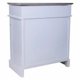 Skostativ Alexandra House Living Hvid 28 x 58 x 50 cm 1 skuffe #25