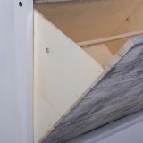 Skostativ Alexandra House Living Hvid 28 x 58 x 50 cm 1 skuffe #37