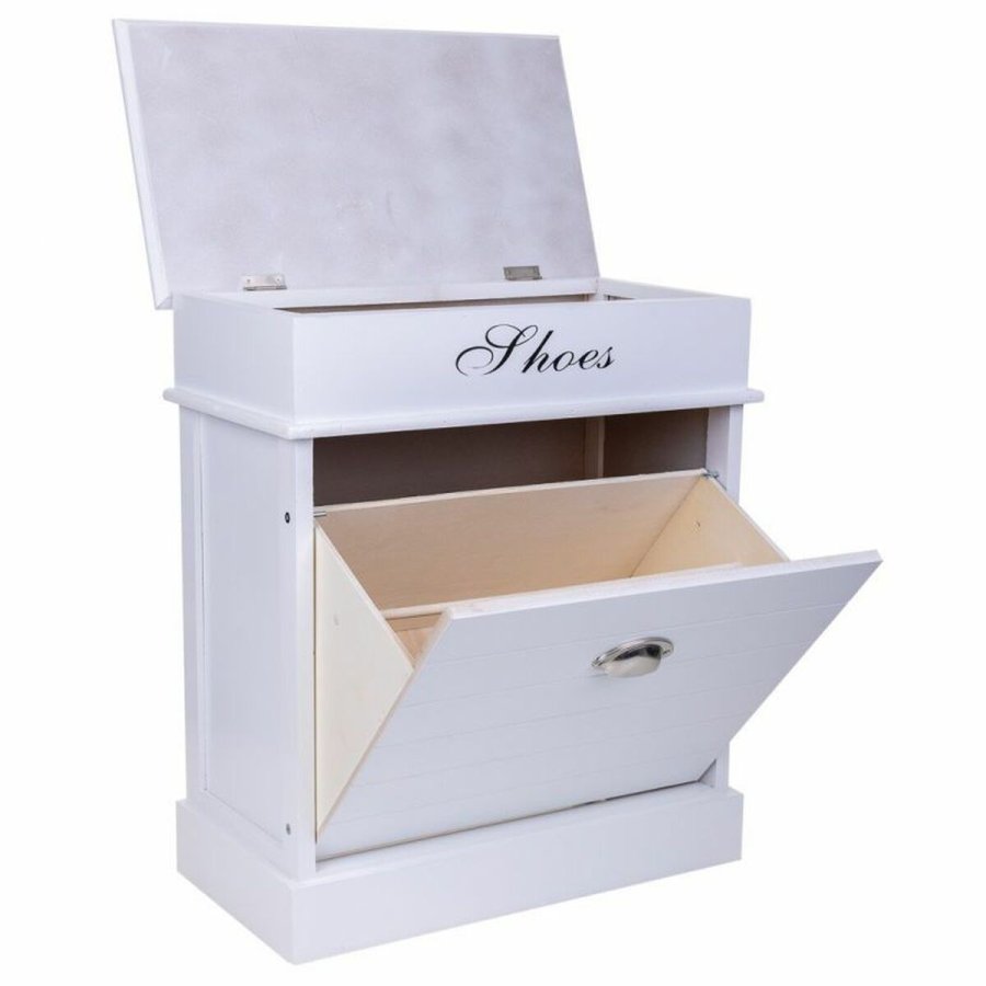 Skostativ Alexandra House Living Hvid 28 x 58 x 50 cm 1 skuffe #7