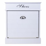 Skostativ Alexandra House Living Hvid 28 x 58 x 50 cm 1 skuffe #13