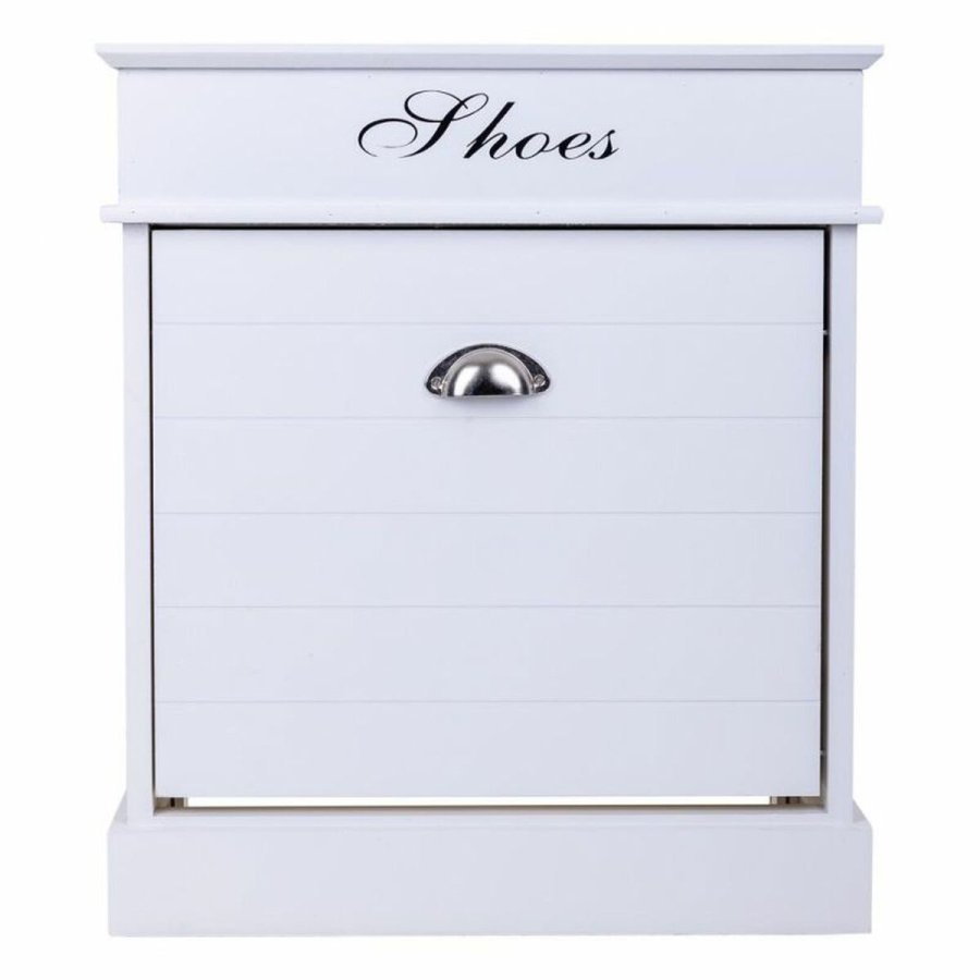 Skostativ Alexandra House Living Hvid 28 x 58 x 50 cm 1 skuffe #13