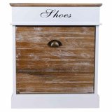 Skostativ Alexandra House Living Hvid 28 x 58 x 50 cm 1 skuffe #13
