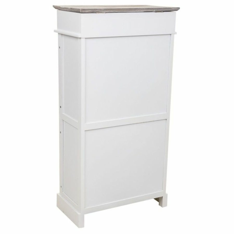 Skostativ Alexandra House Living Hvid 28 x 98 x 50 cm 2 skuffer #25