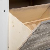 Skostativ Alexandra House Living Hvid 28 x 98 x 50 cm 2 skuffer #37