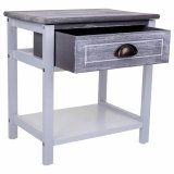 Natbord Alexandra House Living Hvid 29 x 42 x 40 cm #7