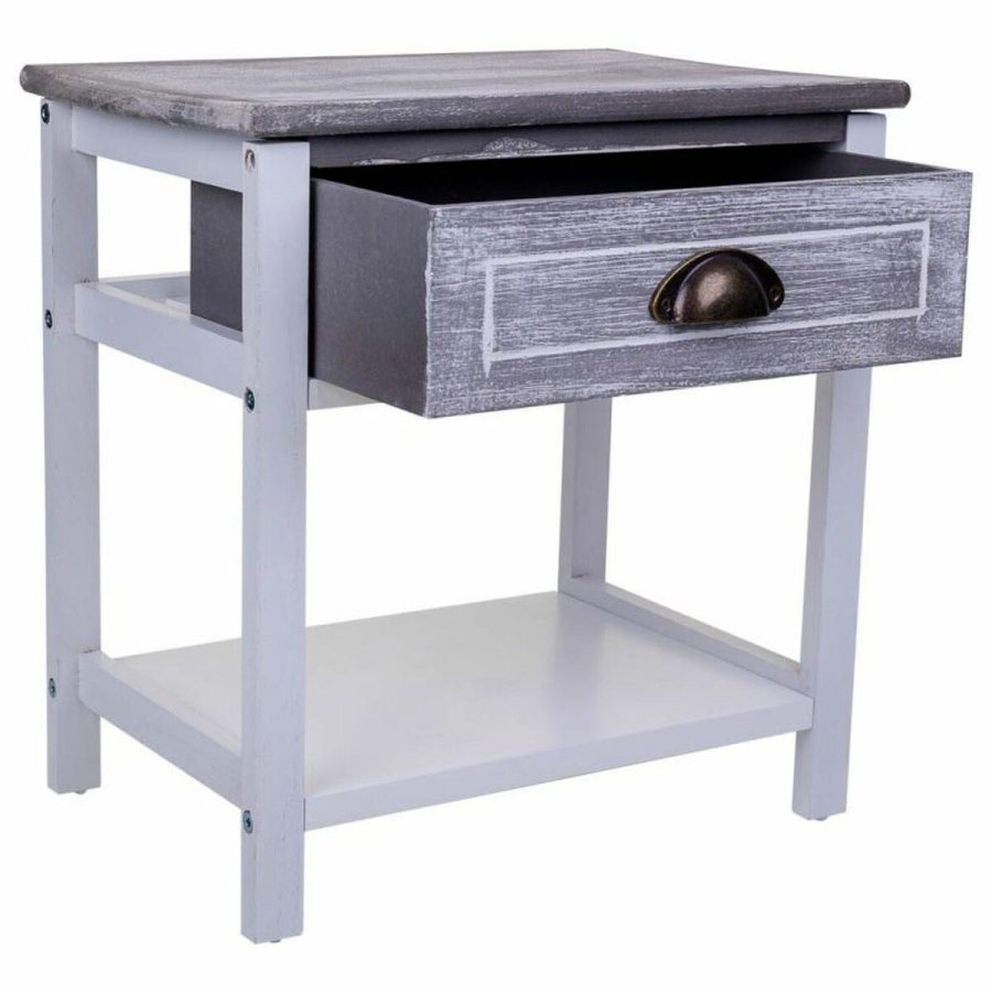 Natbord Alexandra House Living Hvid 29 x 42 x 40 cm #7