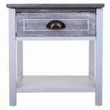 Natbord Alexandra House Living Hvid 29 x 42 x 40 cm #13