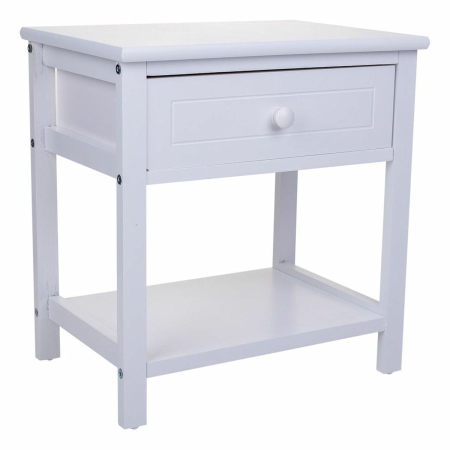 Natbord Alexandra House Living Hvid 29 x 42 x 40 cm #1