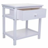 Natbord Alexandra House Living Hvid 29 x 42 x 40 cm #19