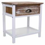 Natbord Alexandra House Living Hvid 29 x 42 x 40 cm #1