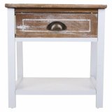 Natbord Alexandra House Living Hvid 29 x 42 x 40 cm #19
