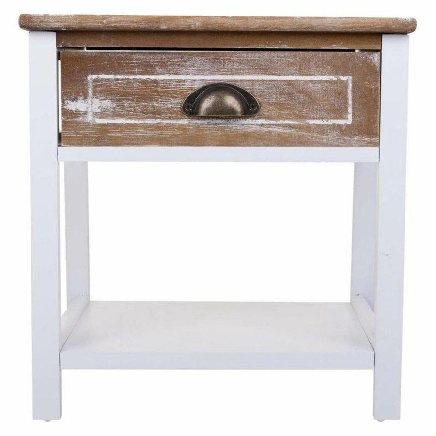 Natbord Alexandra House Living Hvid 29 x 42 x 40 cm #19