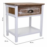 Natbord Alexandra House Living Hvid 29 x 42 x 40 cm #25