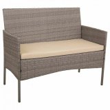 Bord med 2 lnestole Alexandra House Living Gr 4 Dele #5