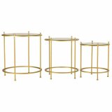 St med 3 borde Alexandra House Living Guld 53 x 60 x 53 cm #3