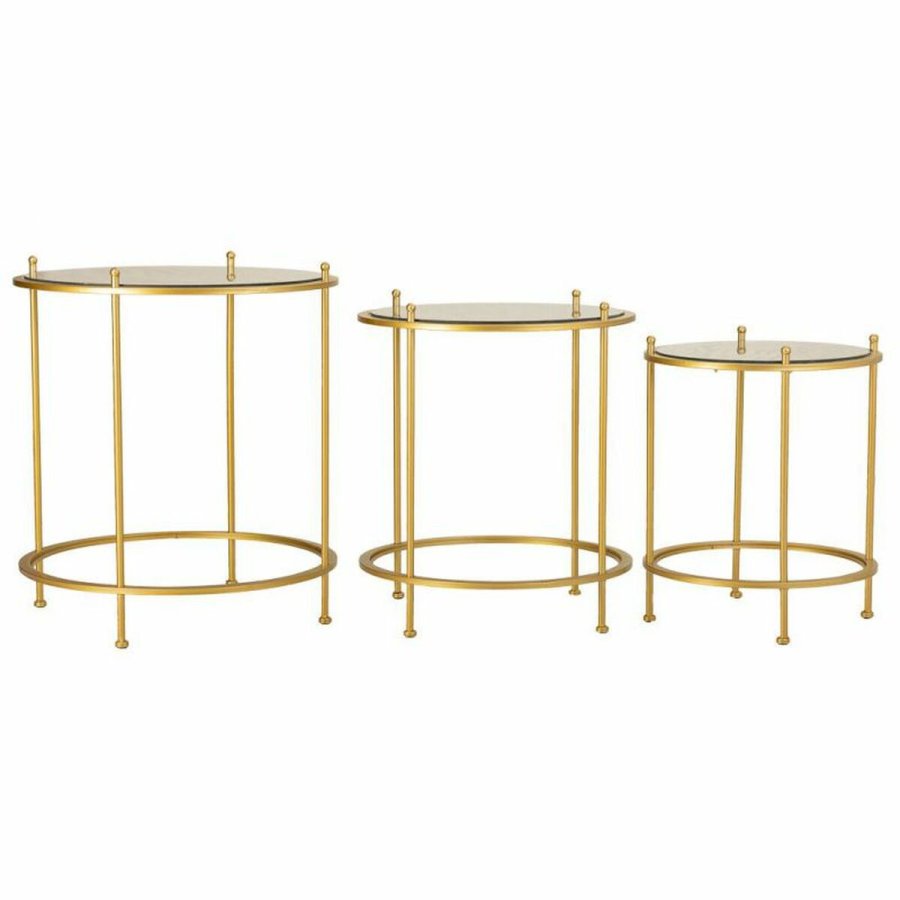 St med 3 borde Alexandra House Living Guld 53 x 60 x 53 cm #3