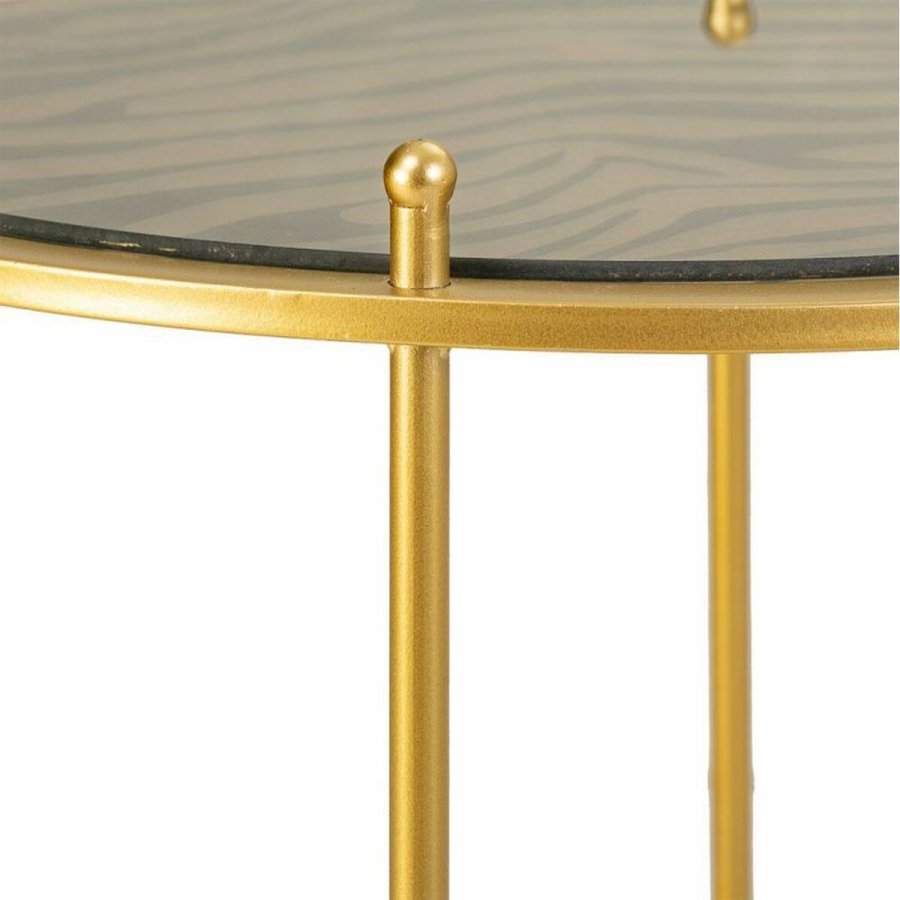 St med 3 borde Alexandra House Living Guld 53 x 60 x 53 cm #6