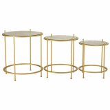 St med 3 borde Alexandra House Living Guld 53 x 60 x 53 cm #3