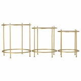 St med 3 borde Alexandra House Living Guld 53 x 60 x 53 cm #4