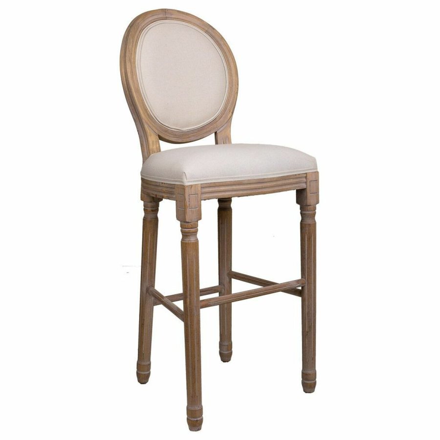 Taburet Alexandra House Living Fldefarvet Gummi Tr 46 x 116 x 52 cm #1