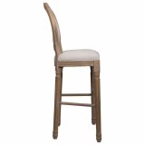 Taburet Alexandra House Living Fldefarvet Gummi Tr 46 x 116 x 52 cm #13