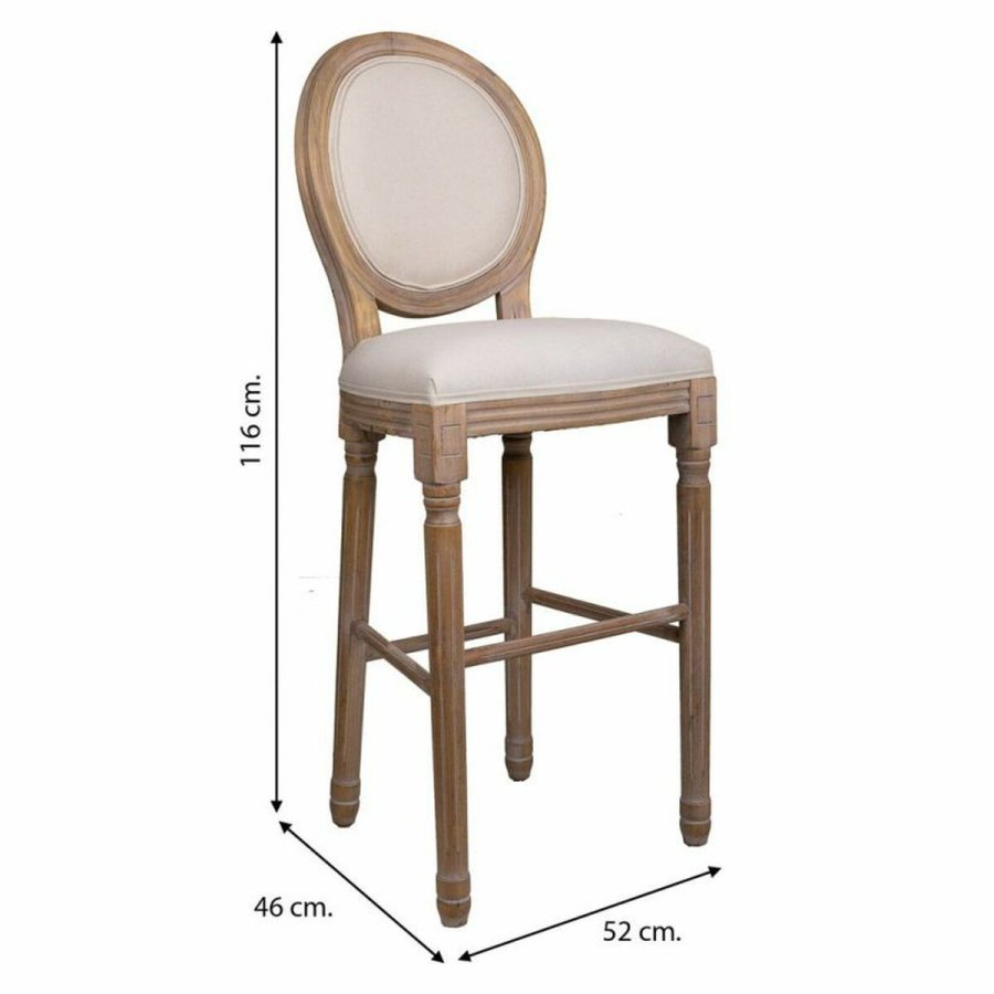 Taburet Alexandra House Living Fldefarvet Gummi Tr 46 x 116 x 52 cm #25