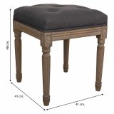 Stol Alexandra House Living Gr Gummi Tr 41 x 48 x 41 cm #25