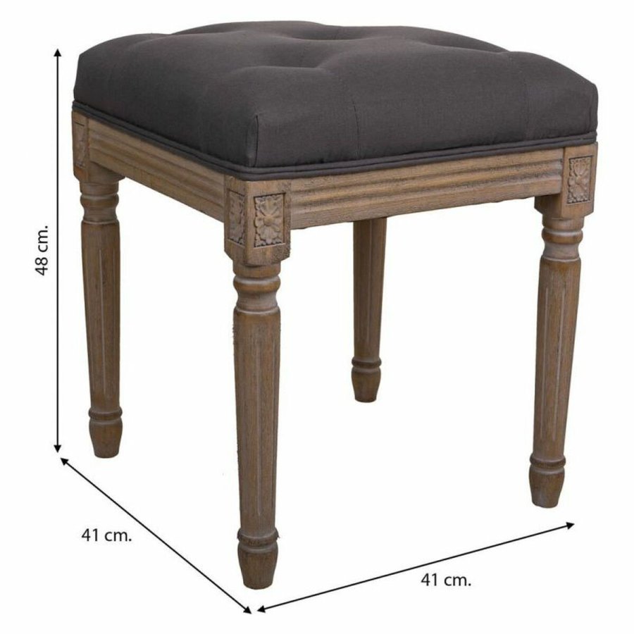 Stol Alexandra House Living Gr Gummi Tr 41 x 48 x 41 cm #25