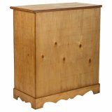 Flaskereol Alexandra House Living Brun Tr Metal 31 x 69 x 63 cm Mbler 2 skuffer 16 flasker #17