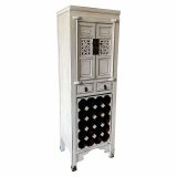 Flaskereol Alexandra House Living Hvid Tr Elmetr 45 x 170 x 55 cm #1