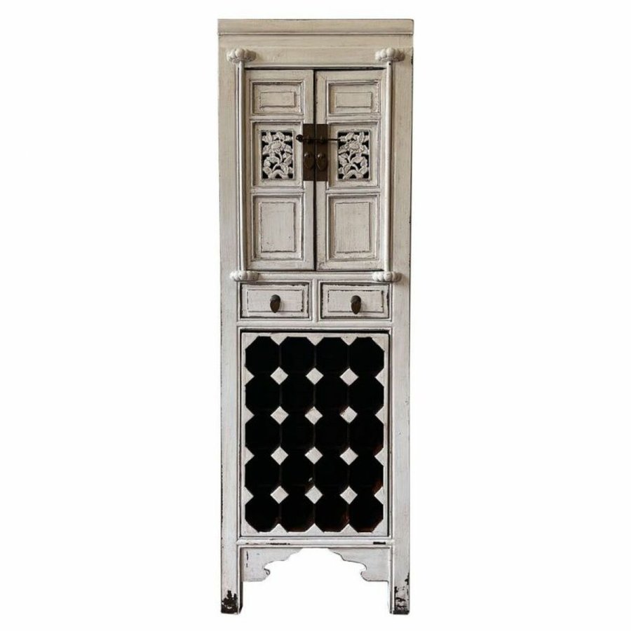 Flaskereol Alexandra House Living Hvid Tr Elmetr 45 x 170 x 55 cm #9